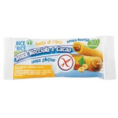 Rice&rice gustări din orez cu alune 25 g fără drojdie