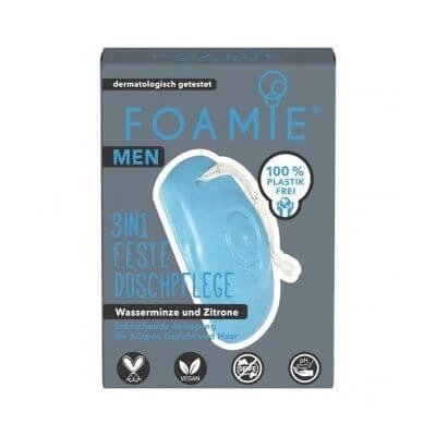 Foamie man 3 in 1 seas the day duș șampon 80 g