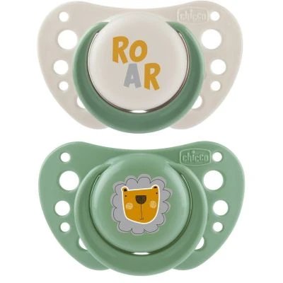 Chicco soothers aer verde silicon 2-6 luni 2 bucăți