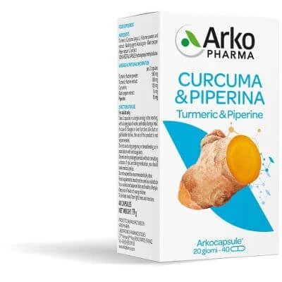 Arkocps turmeric + piperină 40 capsule