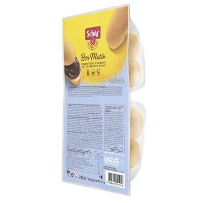 Schar bon matin rulouri dulci și moi fără lactoză 2 bucăți 100 g