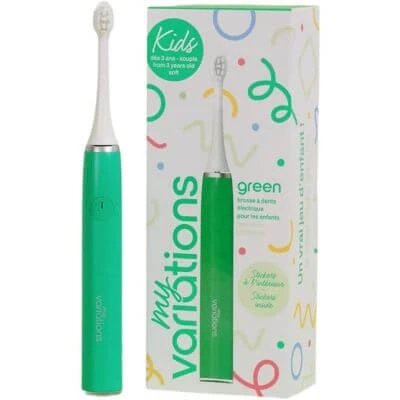 Periuță de dinți electrică sonică pentru copii Myvariations verde