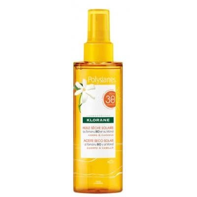 Klorane ulei uscat la soare spf 30 corp / păr 200 ml