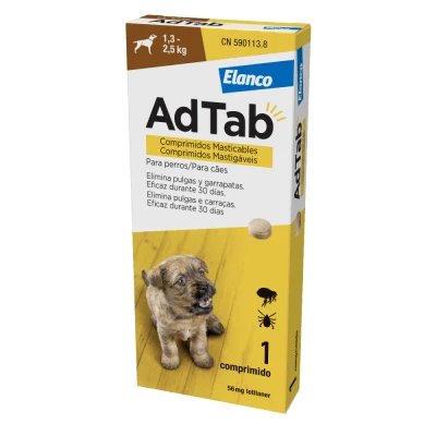 Adtab*3cpr 56mg câini 1.3-2.5kg