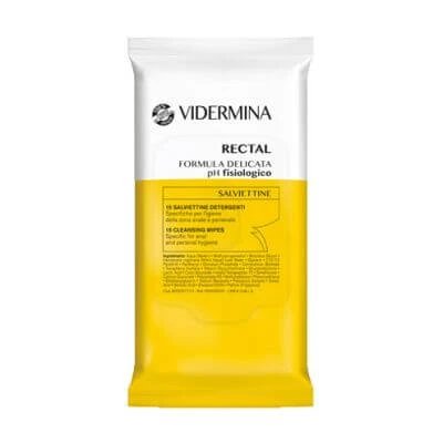 Vidermina șervețele rectale 15 bucăți