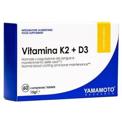 Yamamoto research vitamina k2+d3 60 comprimate
