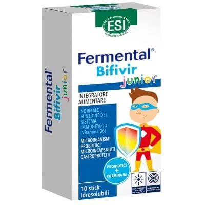 Esi fermental bifivir junior 10 sticks-uri solubile în apă