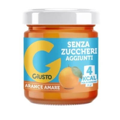 Gem de portocale amare fără zahăr Giusto 200 g