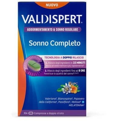 Valdispert Somn complet 30 de comprimate cu strat dublu