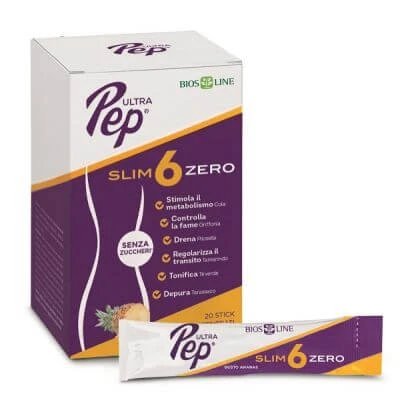 Ultra pep slim 6 zero ananas 20 sticks-uri