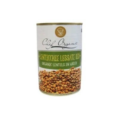Chef linte organică fiartă 400 g