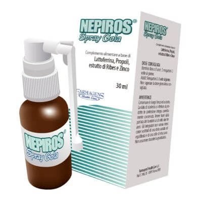 Spray pentru gât Nepiros 30 ml formulă nouă