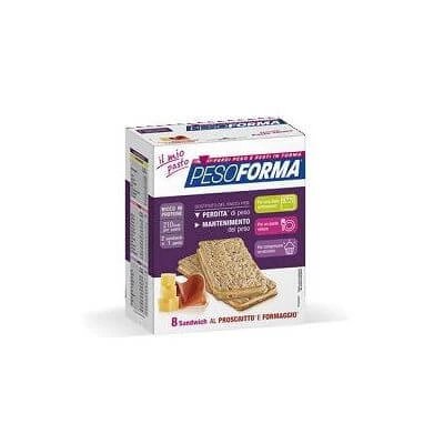 Pesoforma sandwich cu șuncă/cașcaval 4 mese 8 bucăți x 25 g