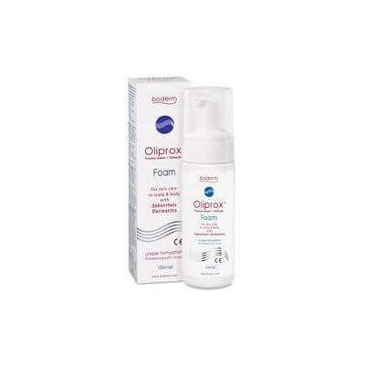Oliprox spumă anti-calcar și dermatită seboreică scalp și piele 150 ml