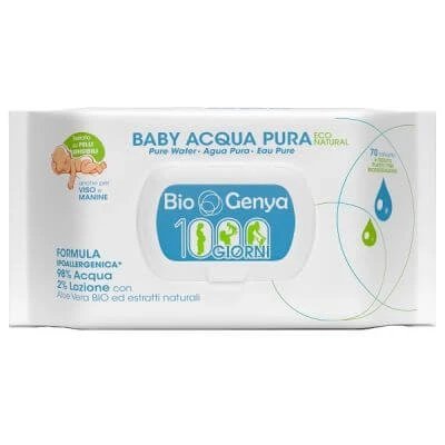 Biogenya baby eco nature apă pură 70 de șervețele