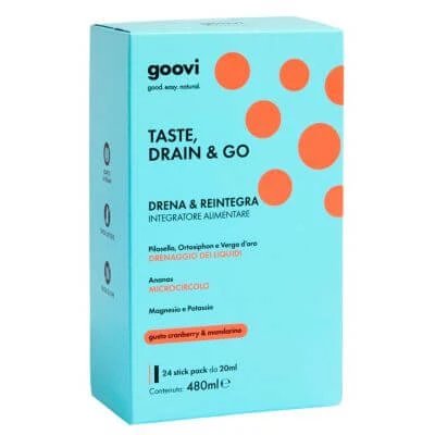 Goovi draining cranberry&mandarin 24 stick pack