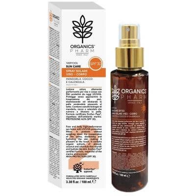 Organics pharm sun spray față corp spf30 100 ml