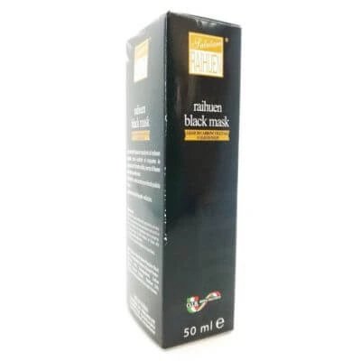 Raihuen mască de voal negru cu cărbune și ulei de neem pentru curățarea feței 50 ml