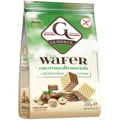 Wafers cu cremă de alune 250 g