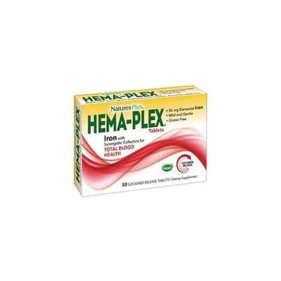 Hema plex fier organic 30 comprimate