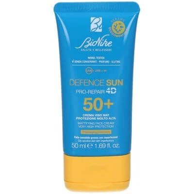Defence sun 50+ cremă de față mată 50 ml