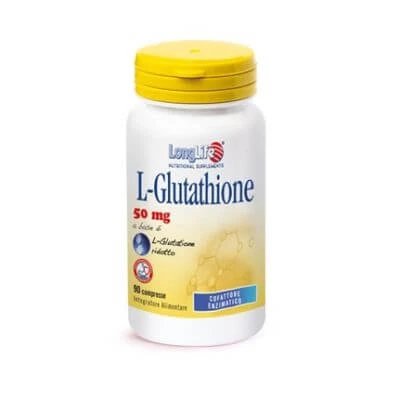 Longlife l-glutation 50 mg 90 comprimate
