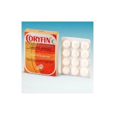 Coryfin c citrice fără zahăr 48 g