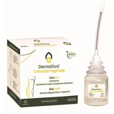 Dermolivo duș vaginal 3 fiole 80 ml