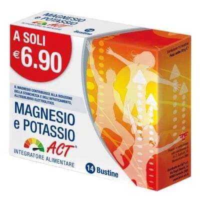 Magneziu și potasiu acționează 14 pliculețe
