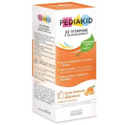 Pediakid 22 vitamine și oligoelemente sirop 125 ml