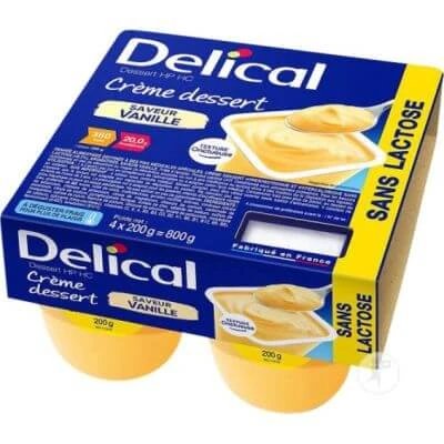Delical creme vanilie 4 x 125 g