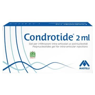 Seringă intraarticulară Chondrotide gel polinucleotide 2% 2 ml