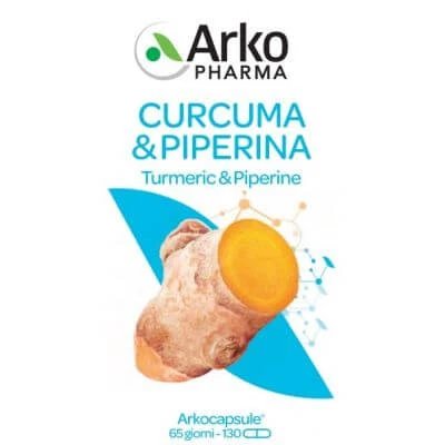 Arkocps turmeric + piperină 130 capsule