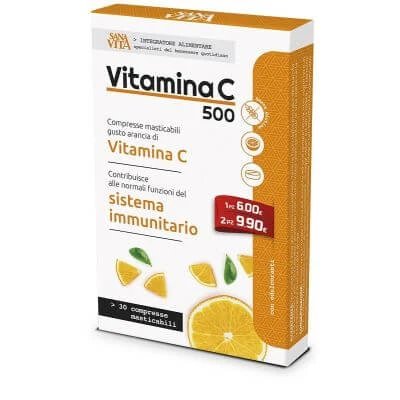 Sanavita Vitamina C masticabilă 30 de tablete