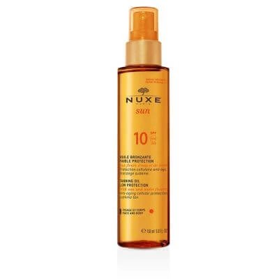 Ulei de soare Nuxe pentru față și corp spf10 150 ml