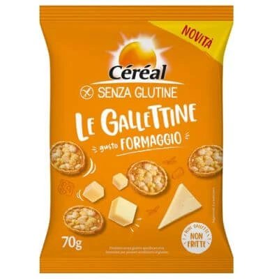Cereale gallettine cu aromă de brânză 70 g