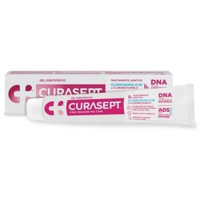 Curasept ads dna gel pastă de dinți tratament calmant 75 ml