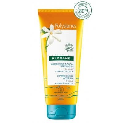 Klorane șampon de duș după soare pentru corp/păr 200ml