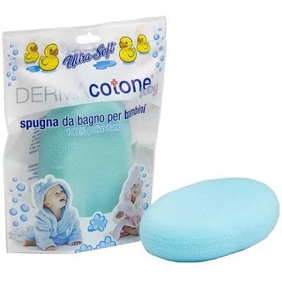 Dermacotton baby burete albastru ultra moale