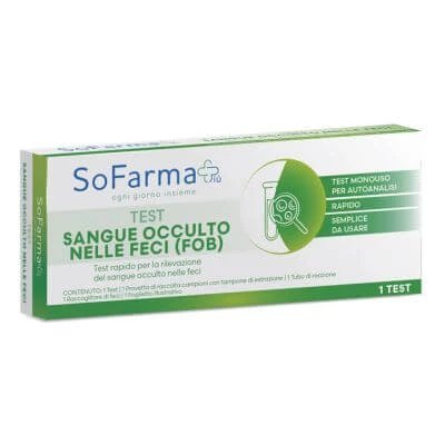 Test rapid de autodiagnosticare Sopharmapiu pentru detectarea sângelui ascuns în fecale