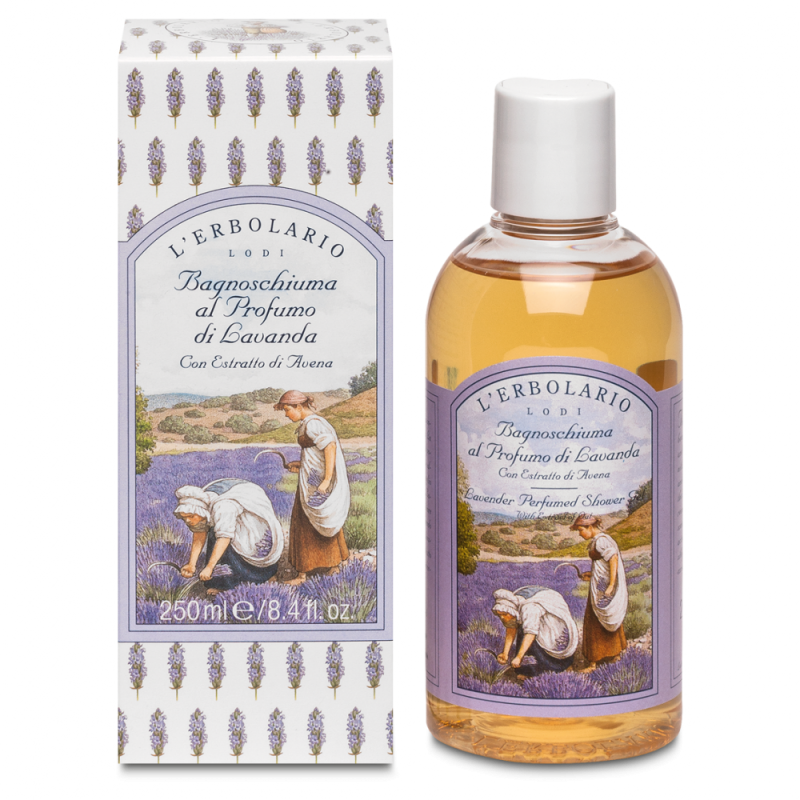 L'Erbolario Lavender Spuma de dus, 250ml
