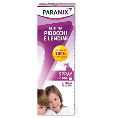 Tratament pentru păduchi și nituri paranix spray 100 ml + pieptene