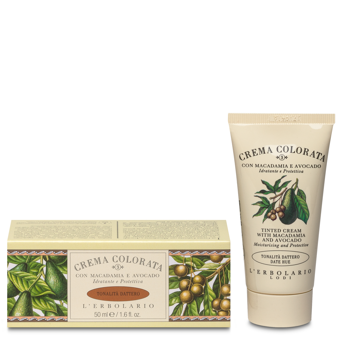 L'Erbolario Crema de fata nuantatoare cu extract de curmale, 50ml