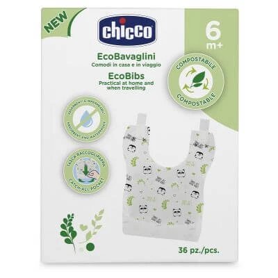 Scutece de unică folosință compostabile Chicco 36 bucăți