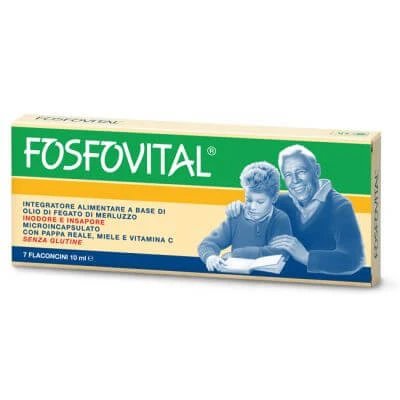 Fosfovital ulei de ficat de cod 7 flacoane