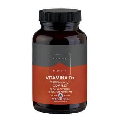 Terranova vitamina D3 complex 2000 iu (50ug) 50 capsule