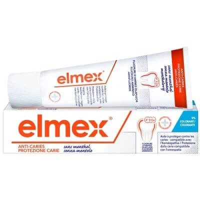 Elmex pastă de dinți fără mentol 75 ml
