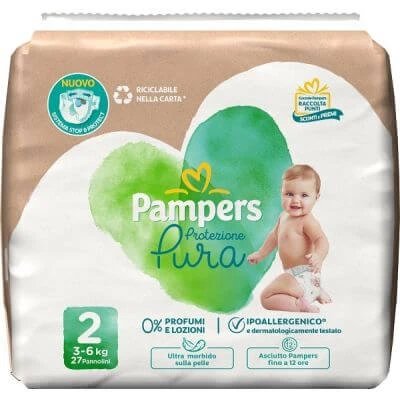 Pampers protezione pura mini nappies 27 bucăți