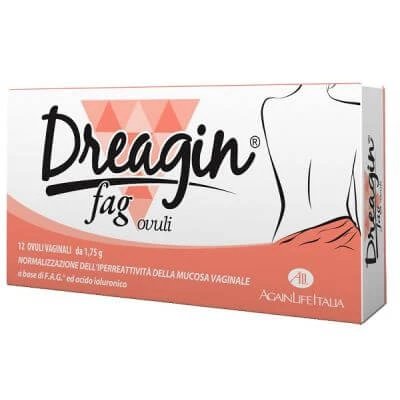 Dreagin fag ovule vaginale 12 bucăți 1,75 g