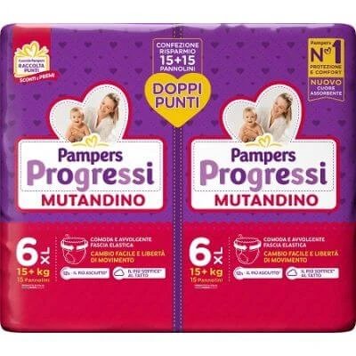 Pampers Progress Chiloți extra mari pachet dublu 30 bucăți
